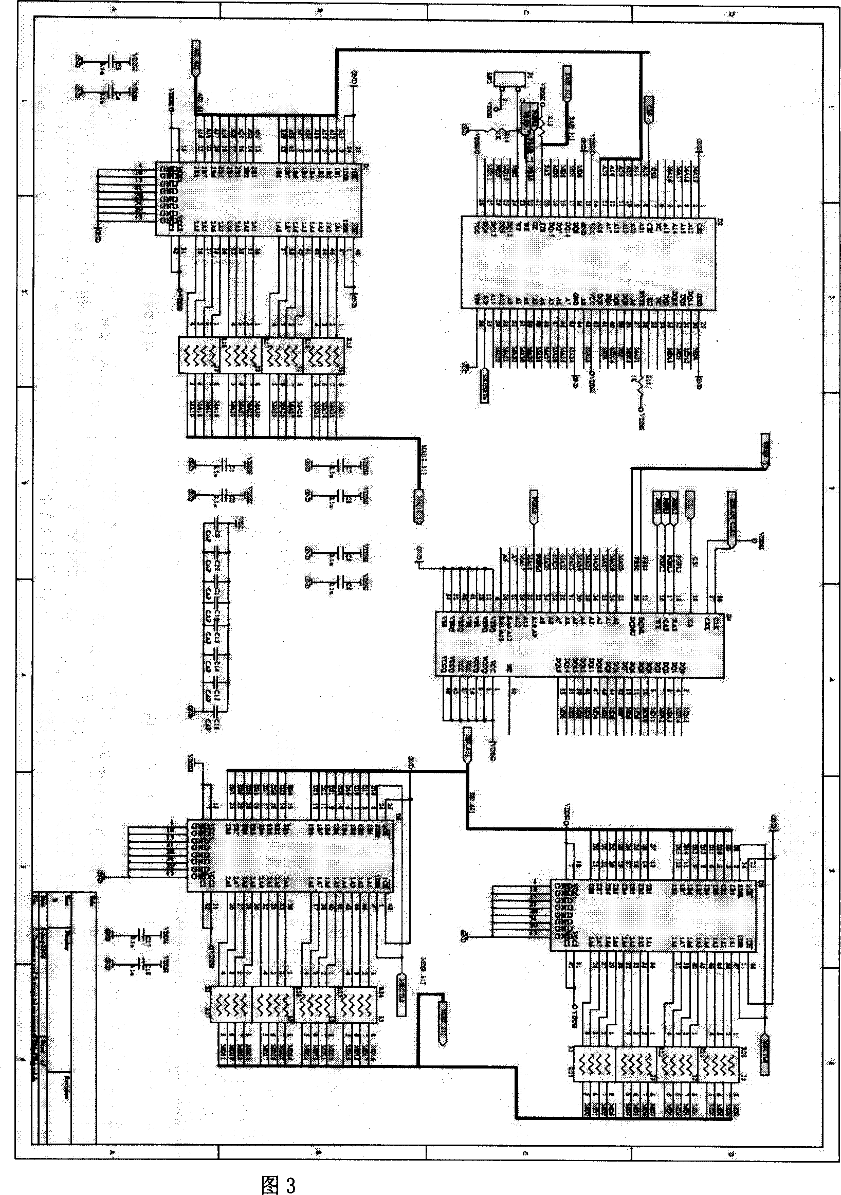 Industrial production line embedded type main control system