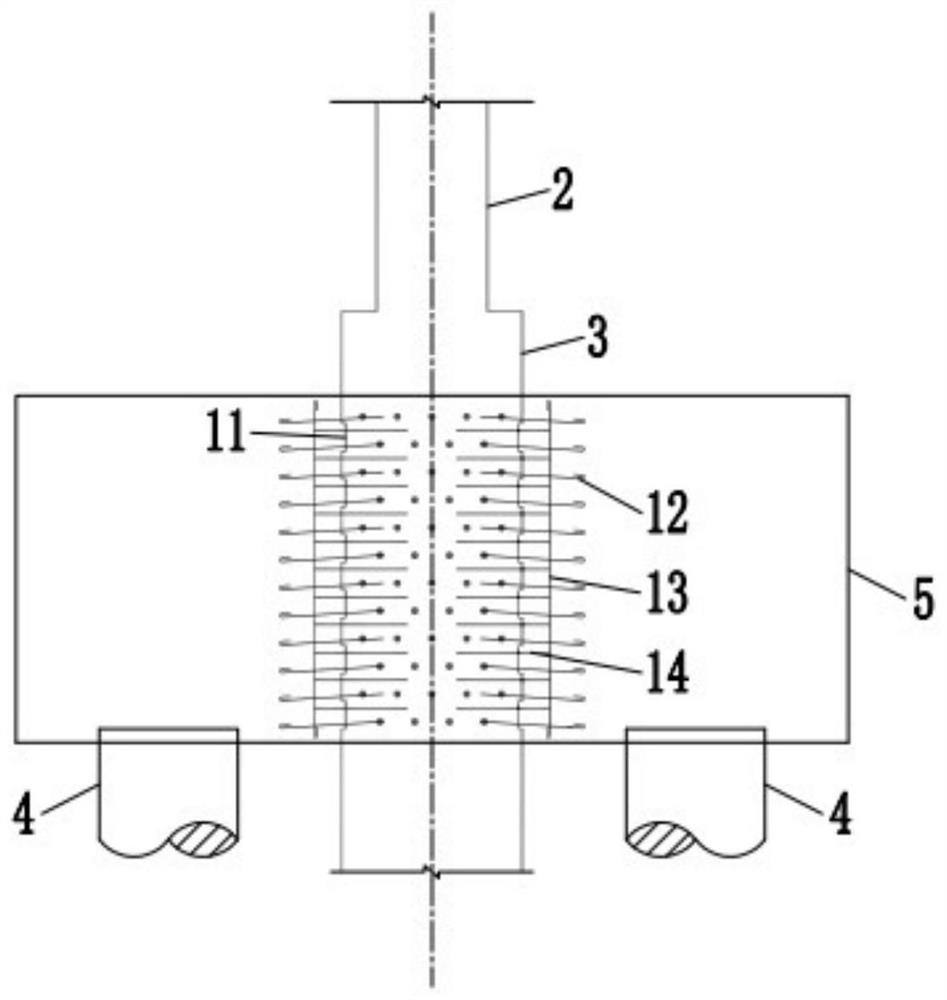 Foundation pit supporting structure serving as corridor underpinning pile foundation and construction method of foundation pit supporting structure