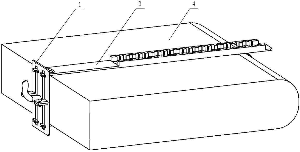 Fastening device of robot router connector