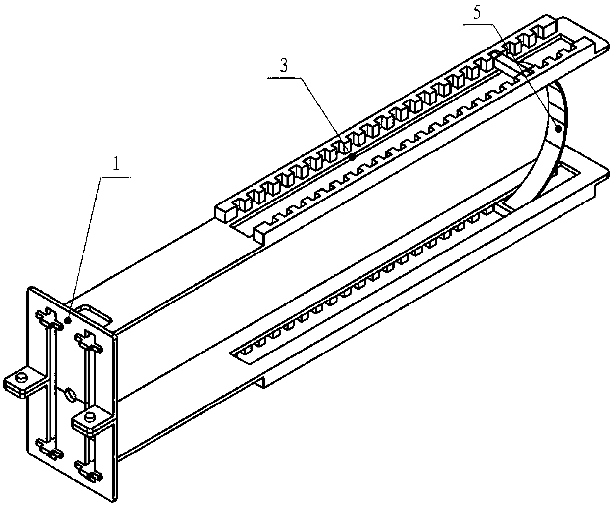 Fastening device of robot router connector