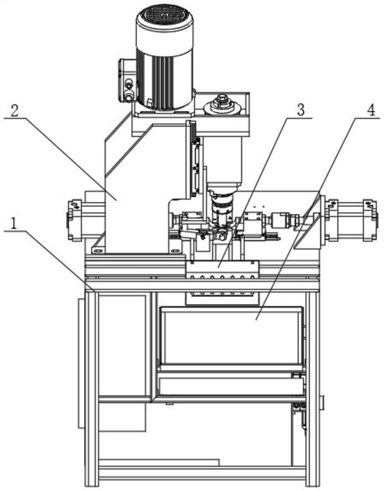 A special chamfering equipment and processing method for shaft sleeve workpieces