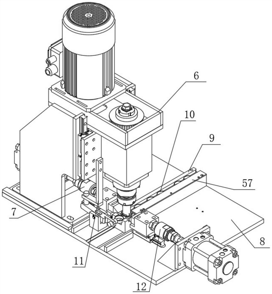 A special chamfering equipment and processing method for shaft sleeve workpieces