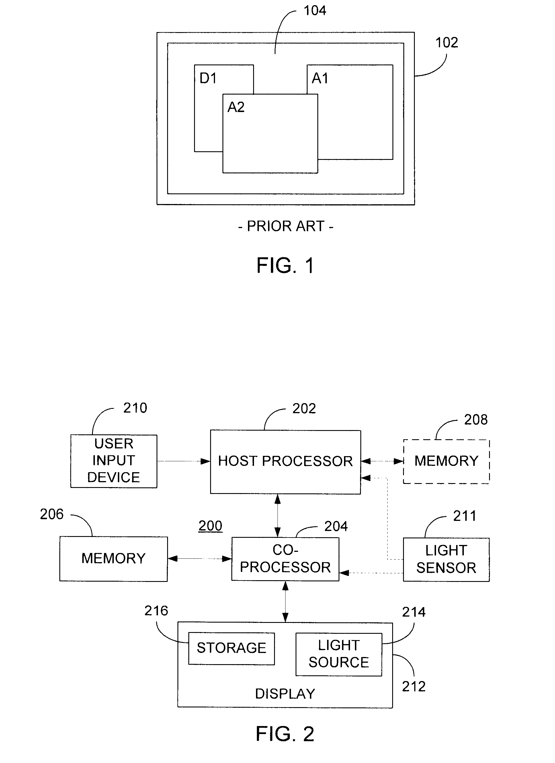 Adjusting brightness of a display image in a display having an adjustable intensity light source