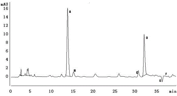 Method for detecting antioxidant ingredient in Lycium ruthenicum Murr fruit juice with DPPH-HPLC method