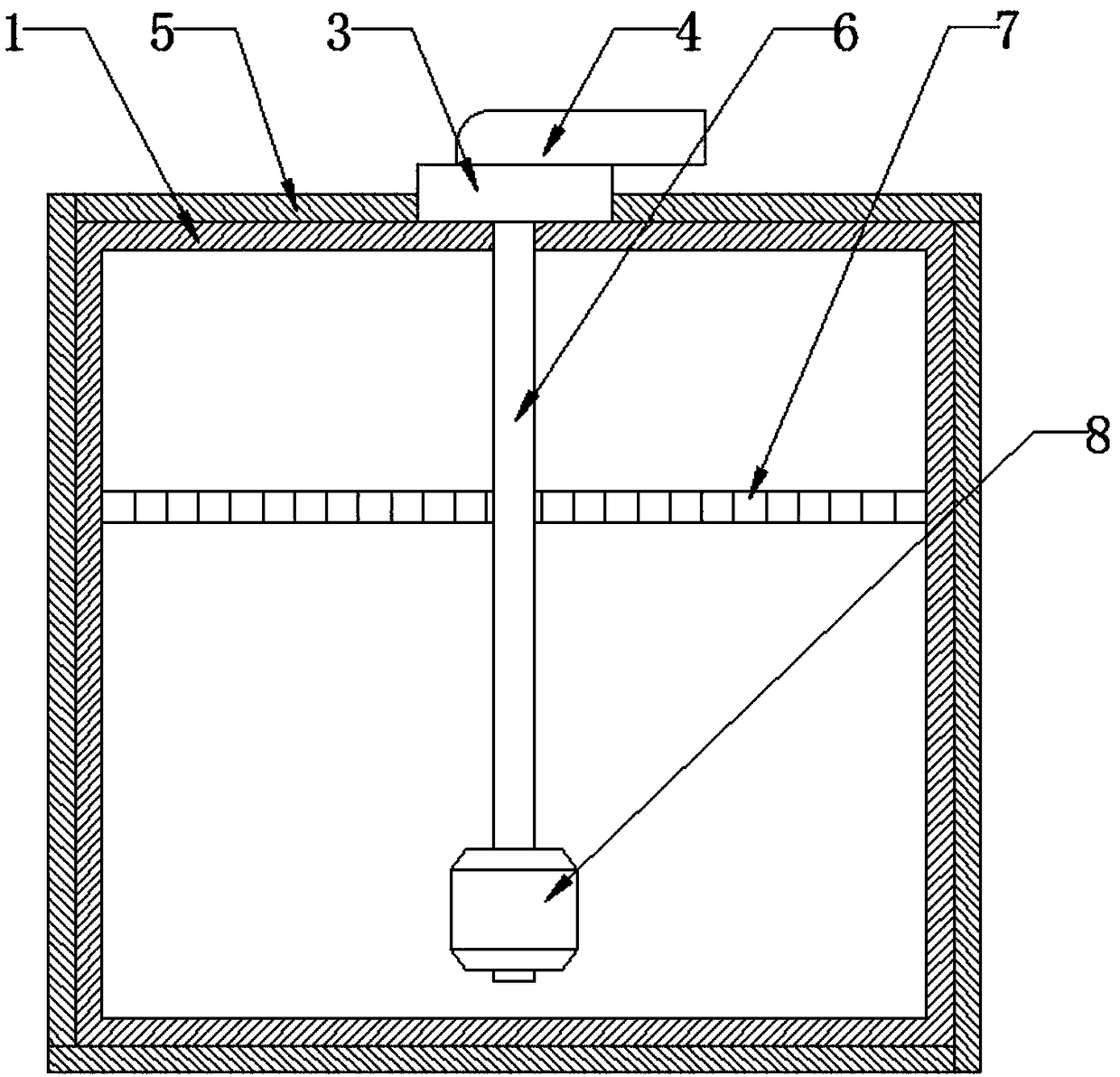 Automotive water tank capable of insulating heat and sound