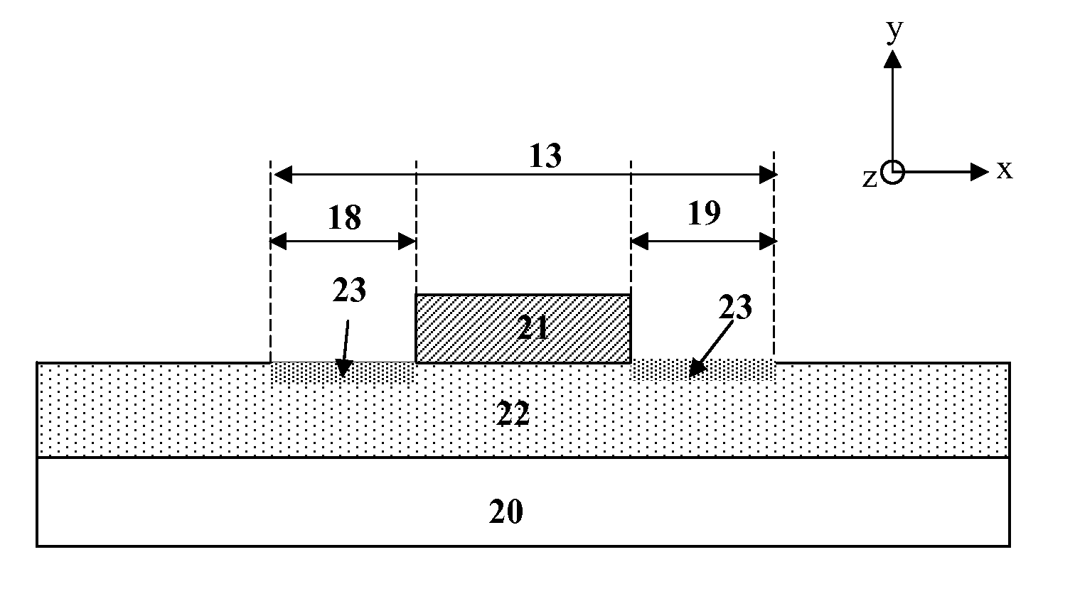 Method for effective refractive index trimming of optical waveguiding structures and optical waveguiding structures