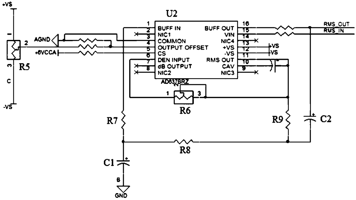 True virtual value measurement method and circuit for random waveform