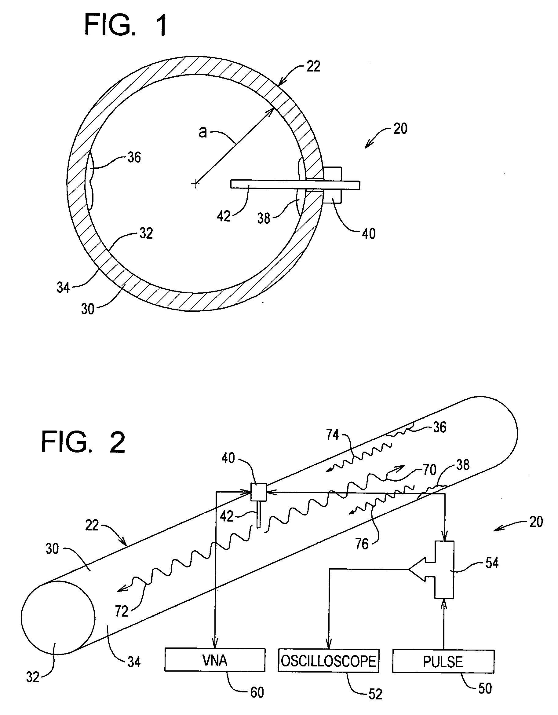 Systems and methods for detecting anomalies on internal surfaces of hollow elongate structures using time domain or frequencey domain reflectometry