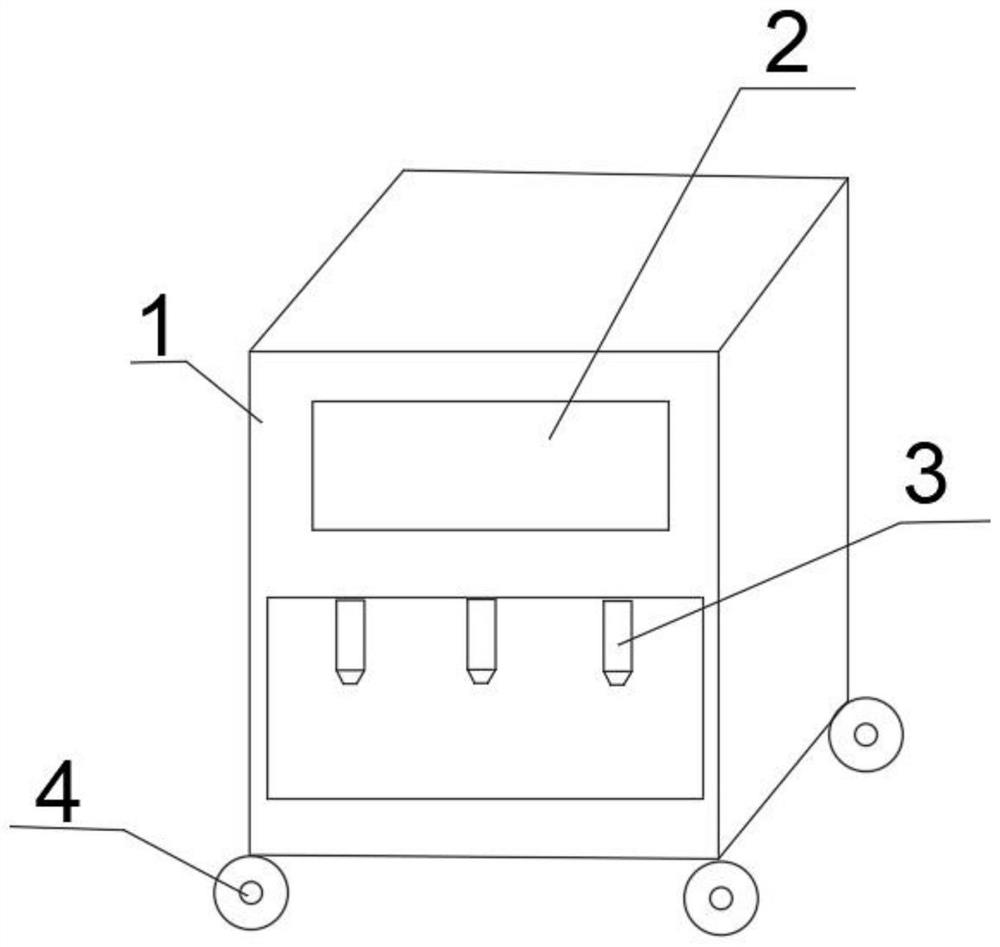 Intelligent direct drinking machine and working method thereof