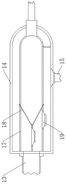 Efficient heavy wash oil condensing device