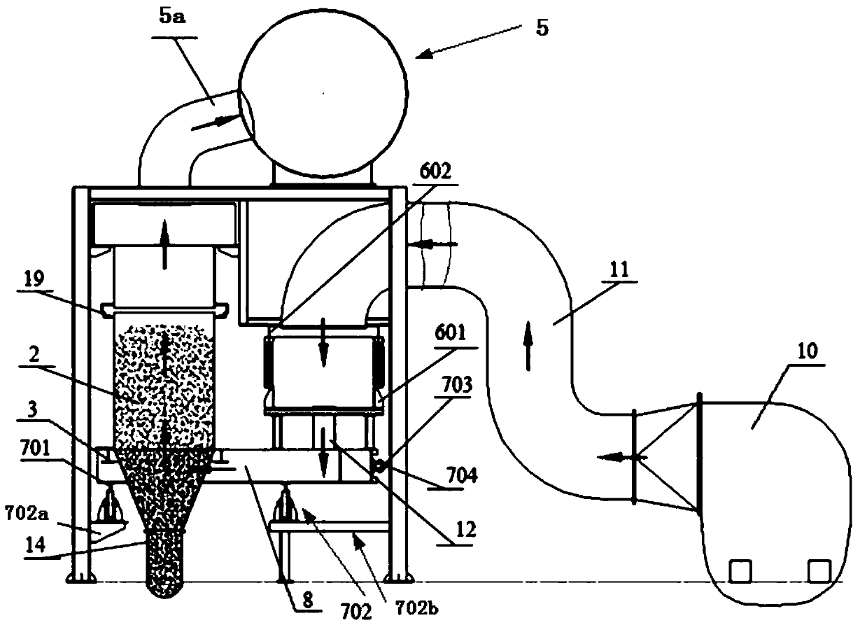 Movable tank type cooler and sinter cooling method