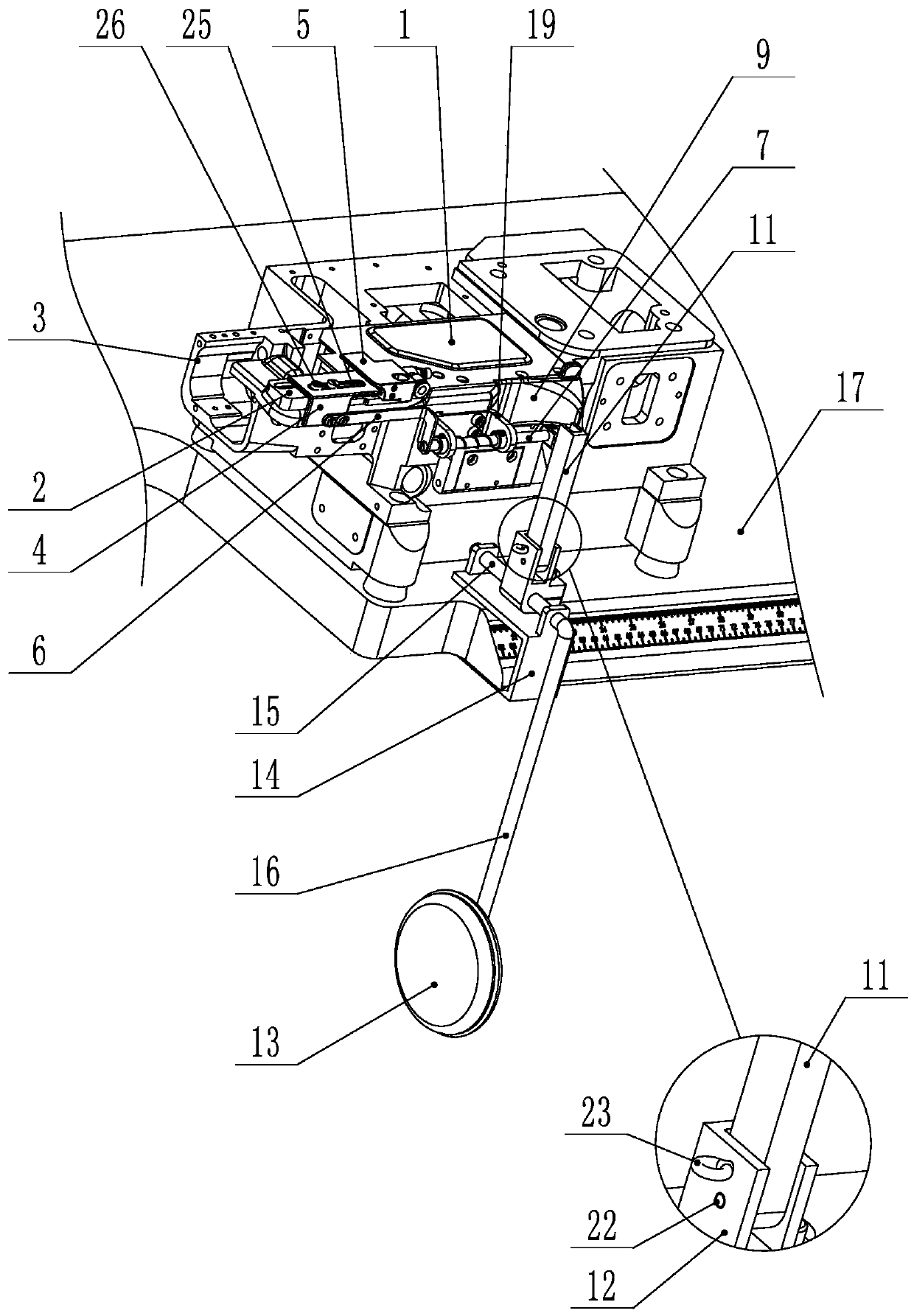 A hem folded edge anti-roll structure