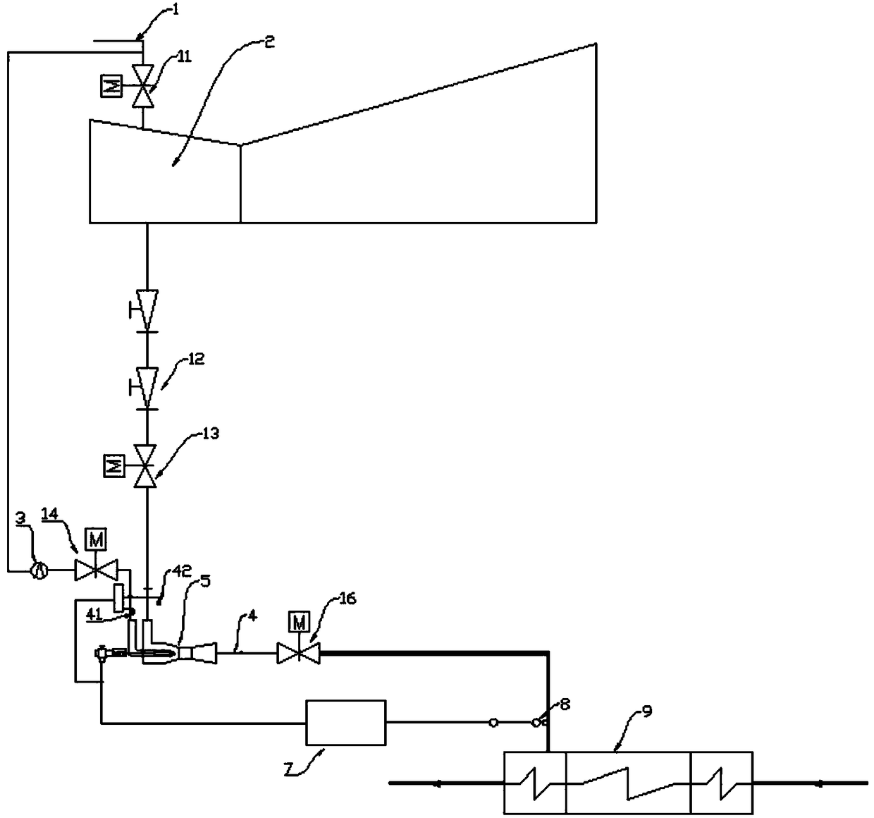 A high-efficiency and low-load denitrification device and control method for thermal power units