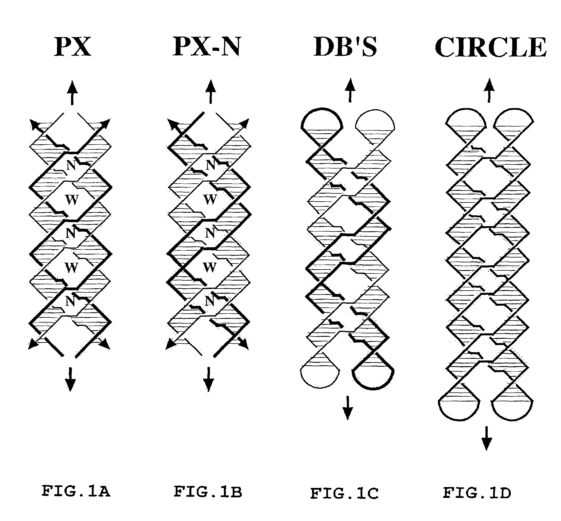 Polynucleic acid nanomechanical device controlled by hybridization topology