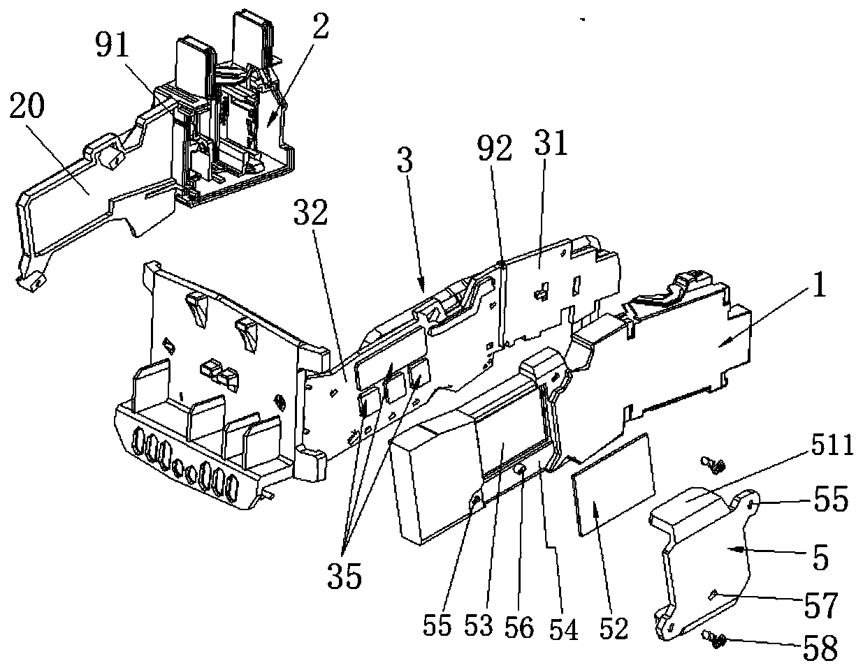 Integrated electronic switch