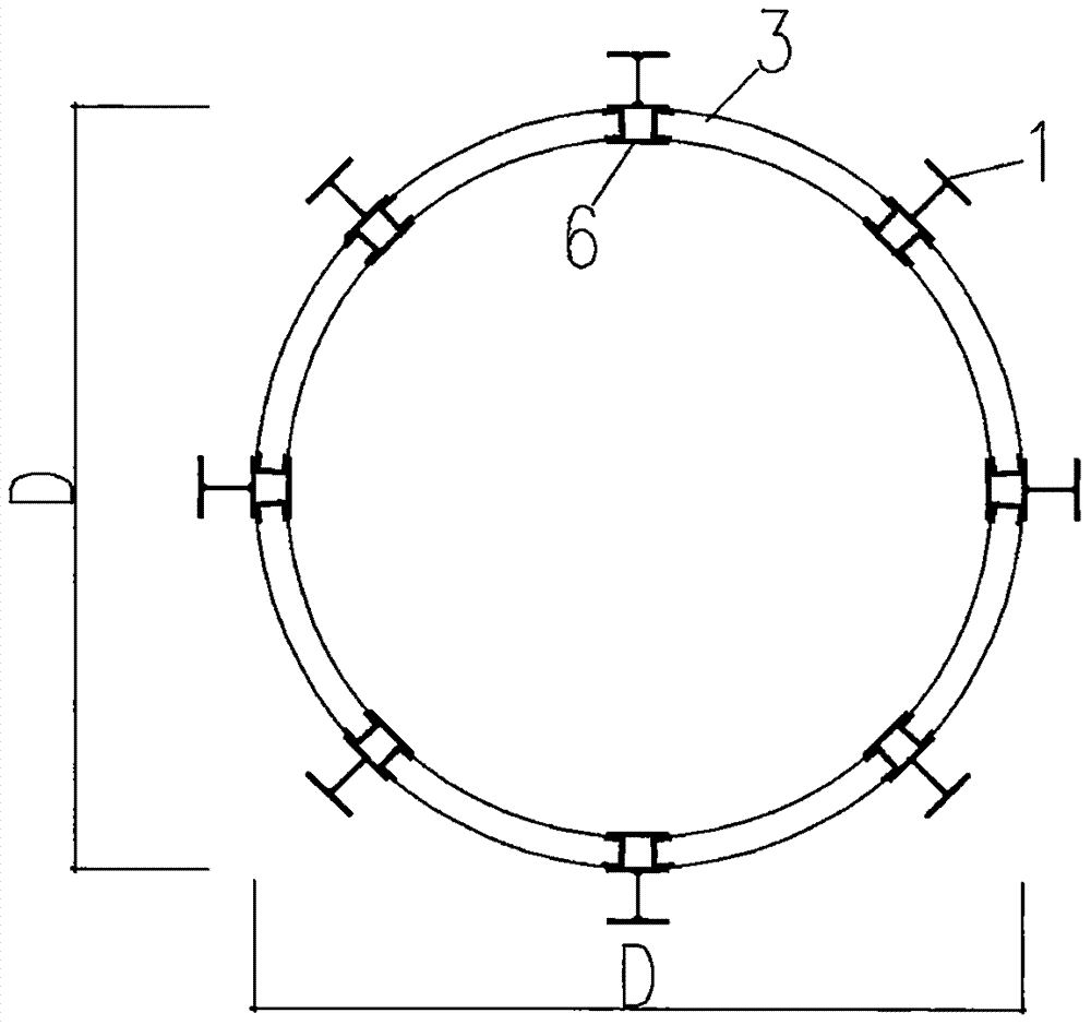 A plastic prefabricated underground granary