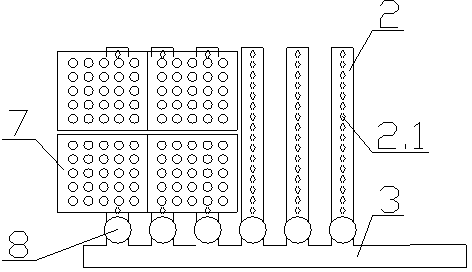 Sectional high-performance strontium ferrite presintering equipment and presintering method thereof