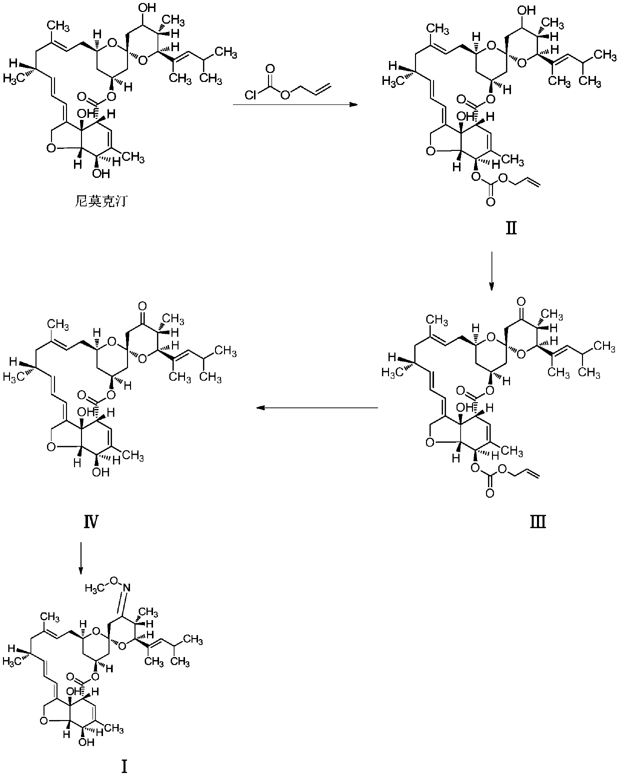 Method for preparing moxidectin