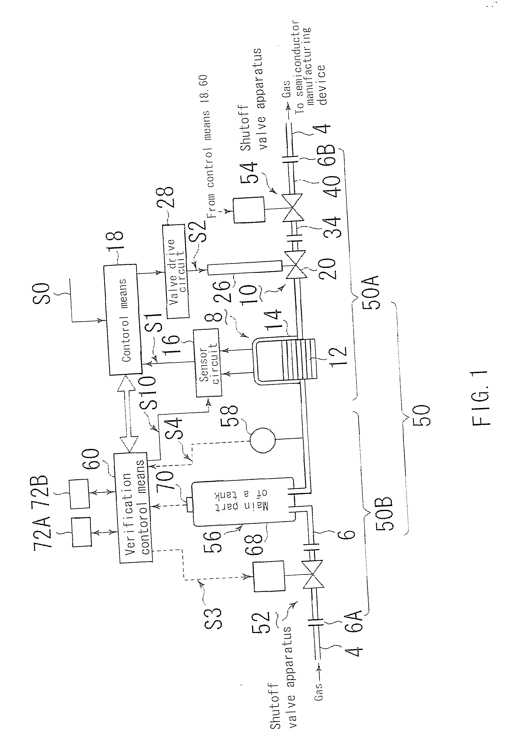 Shutoff valve apparatus and mass flow control device with built-in valve