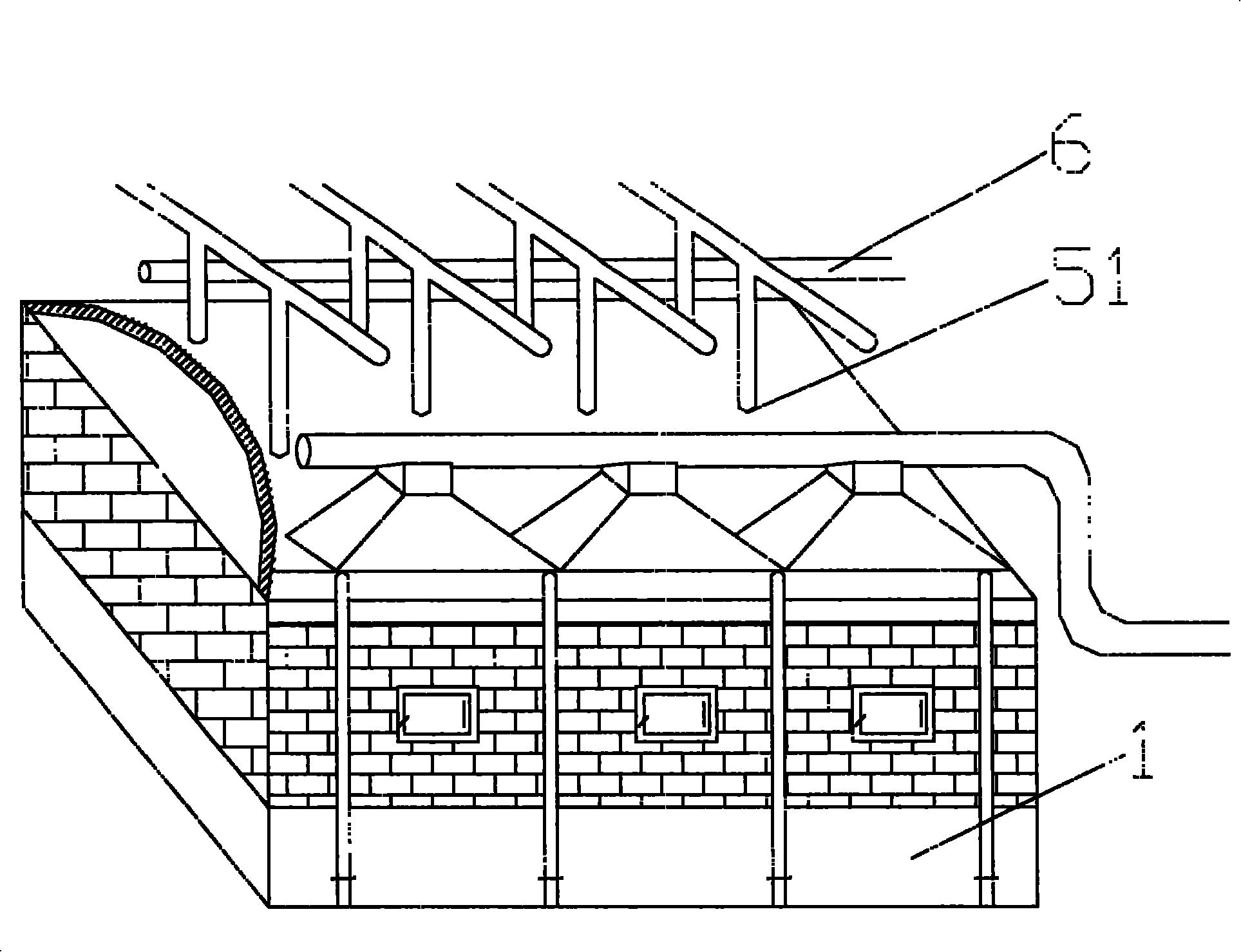 Solid waste recovery and processing system of waste lead acid accumulator