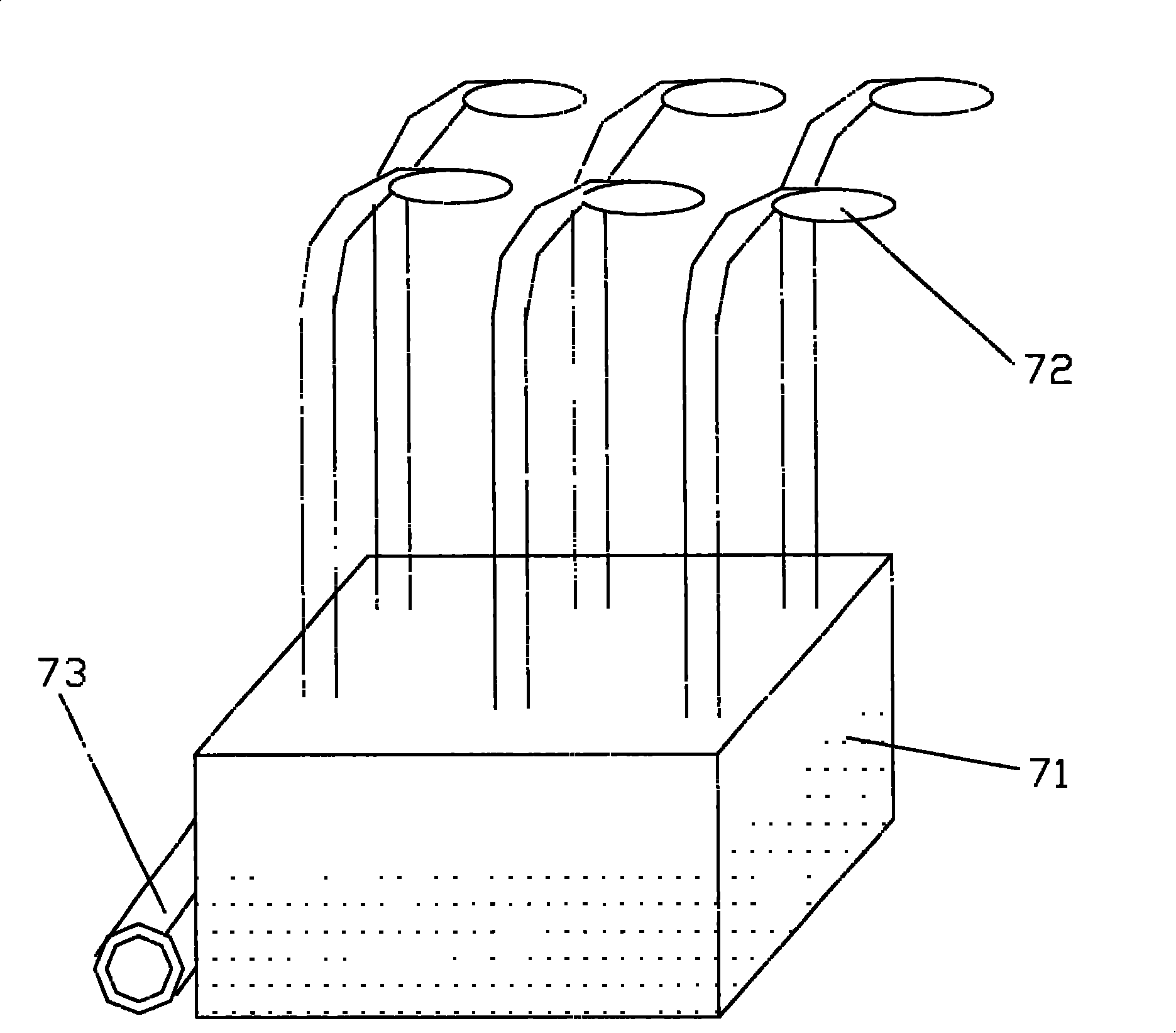 Solid waste recovery and processing system of waste lead acid accumulator