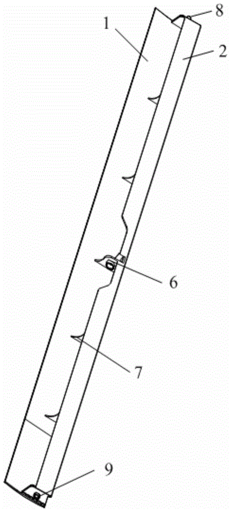 Air conditioner indoor unit, wind guide plate and method for reducing gaps between wind guide plate and panel body