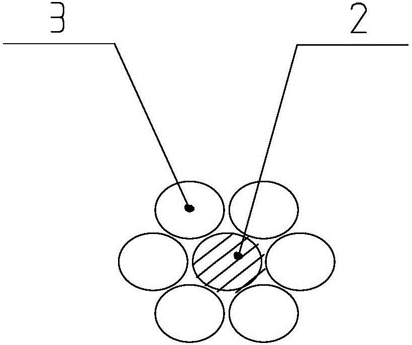 Fiber bragg grating intelligent steel strand and manufacturing method thereof