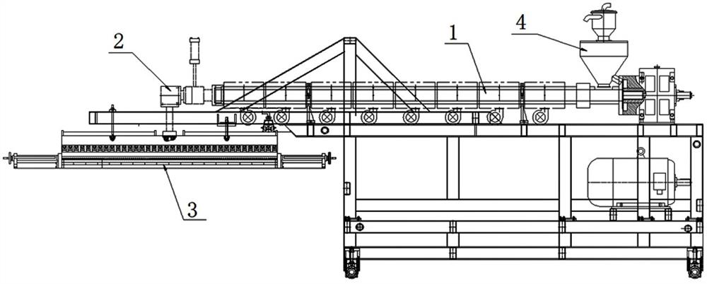 Composite process of transparent non-slip carpet