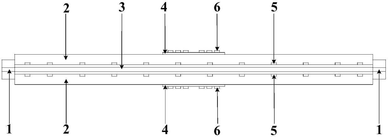 Full-assembly-type buckling-restrained brace with linear inner core capable of being replaced directly