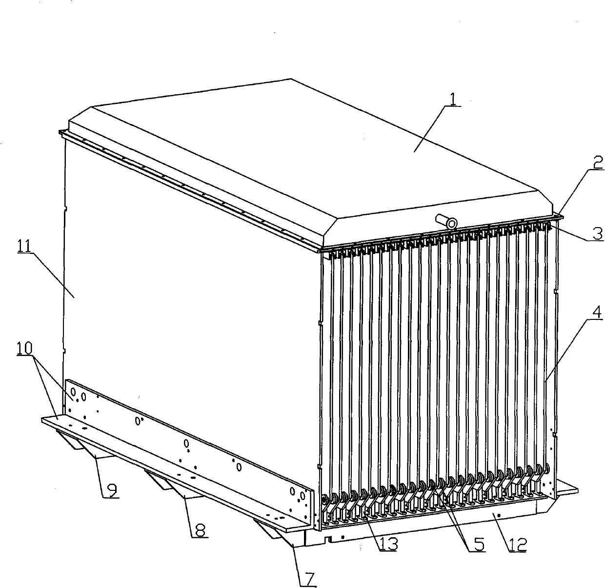 Method for loading plasma enhanced chemical vapor deposition equipment and glass panel