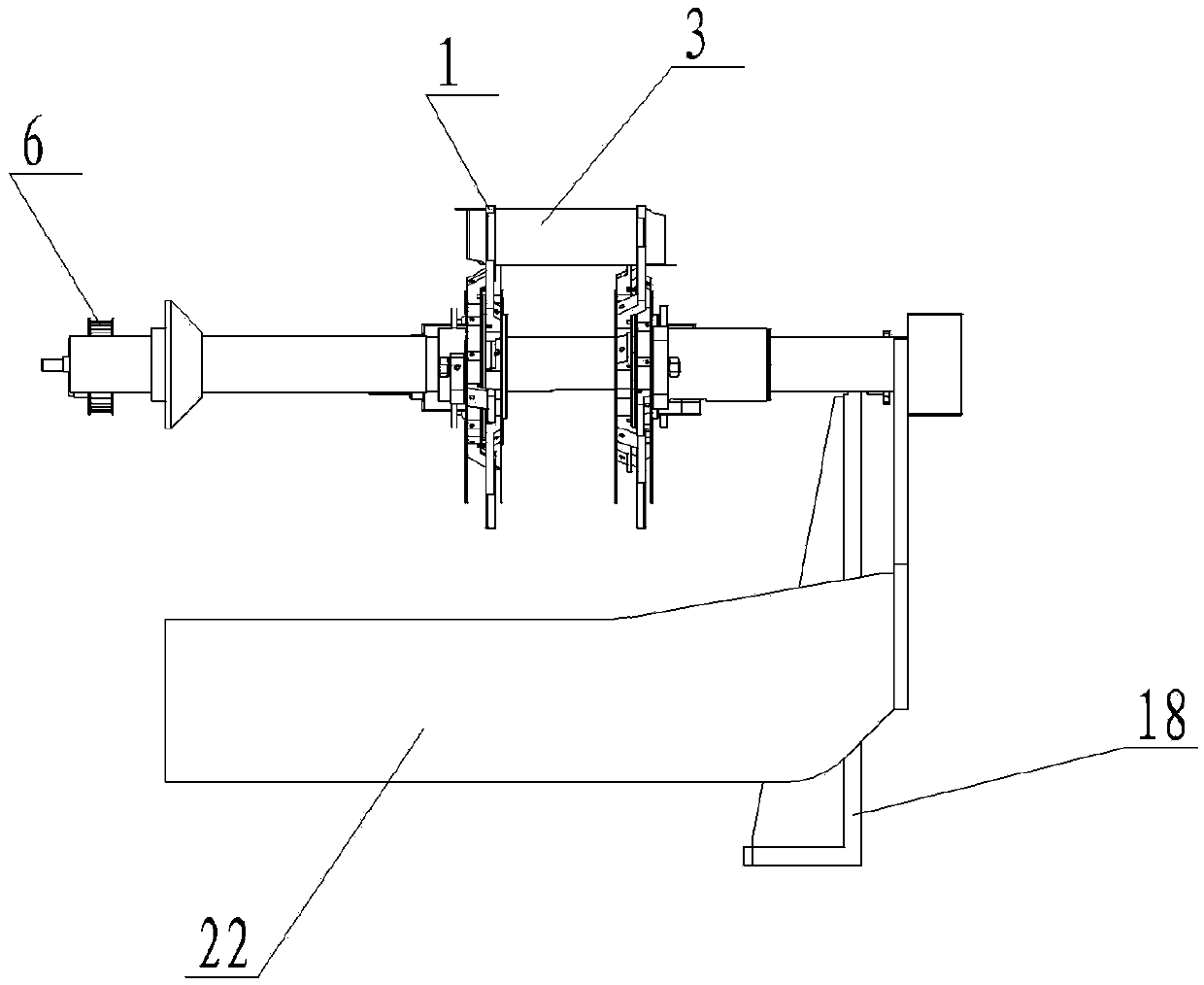 Carton continuous conveying and adjusting device adapted to various width specifications