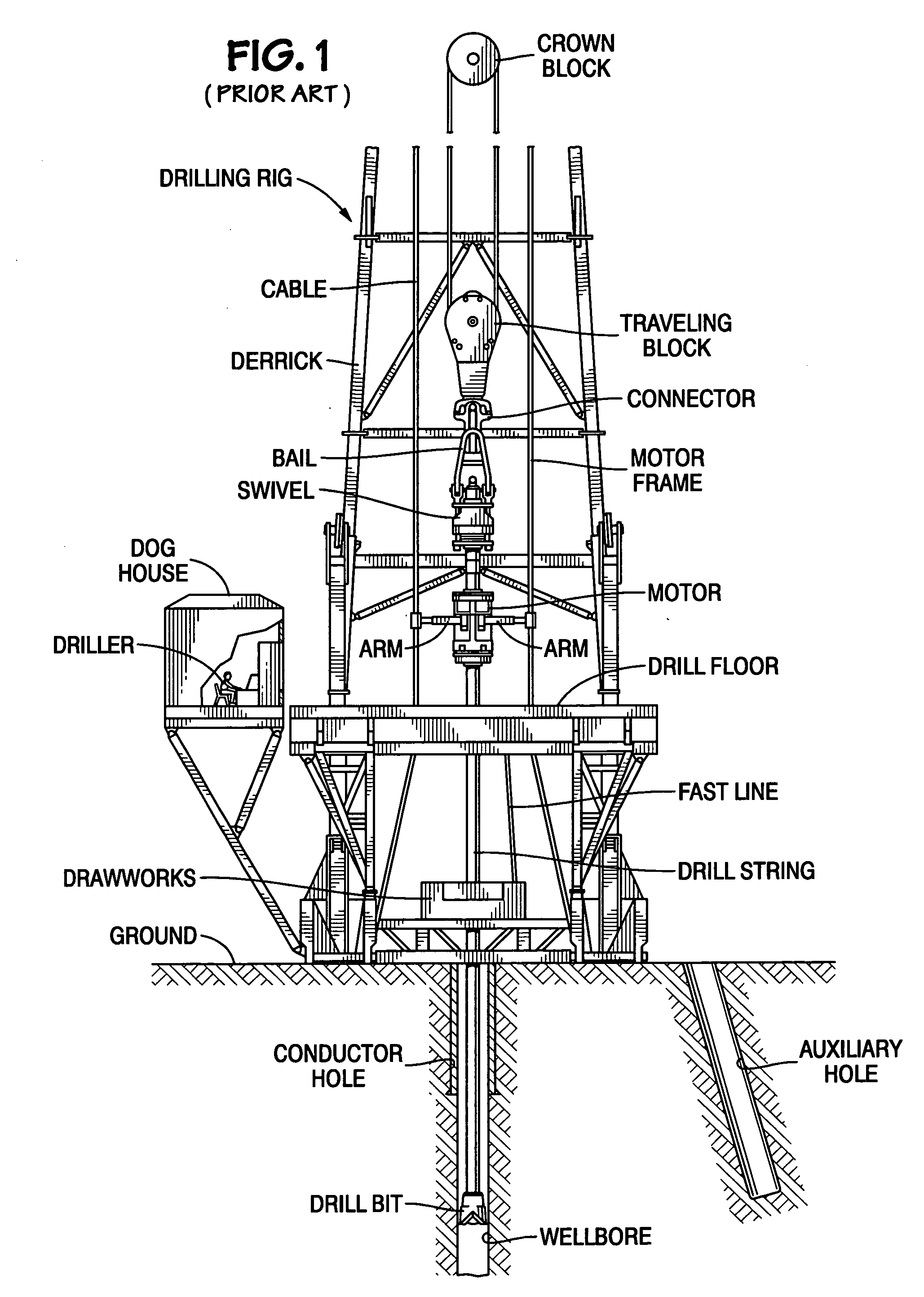 Methods and systems for drilling auxiliary holes