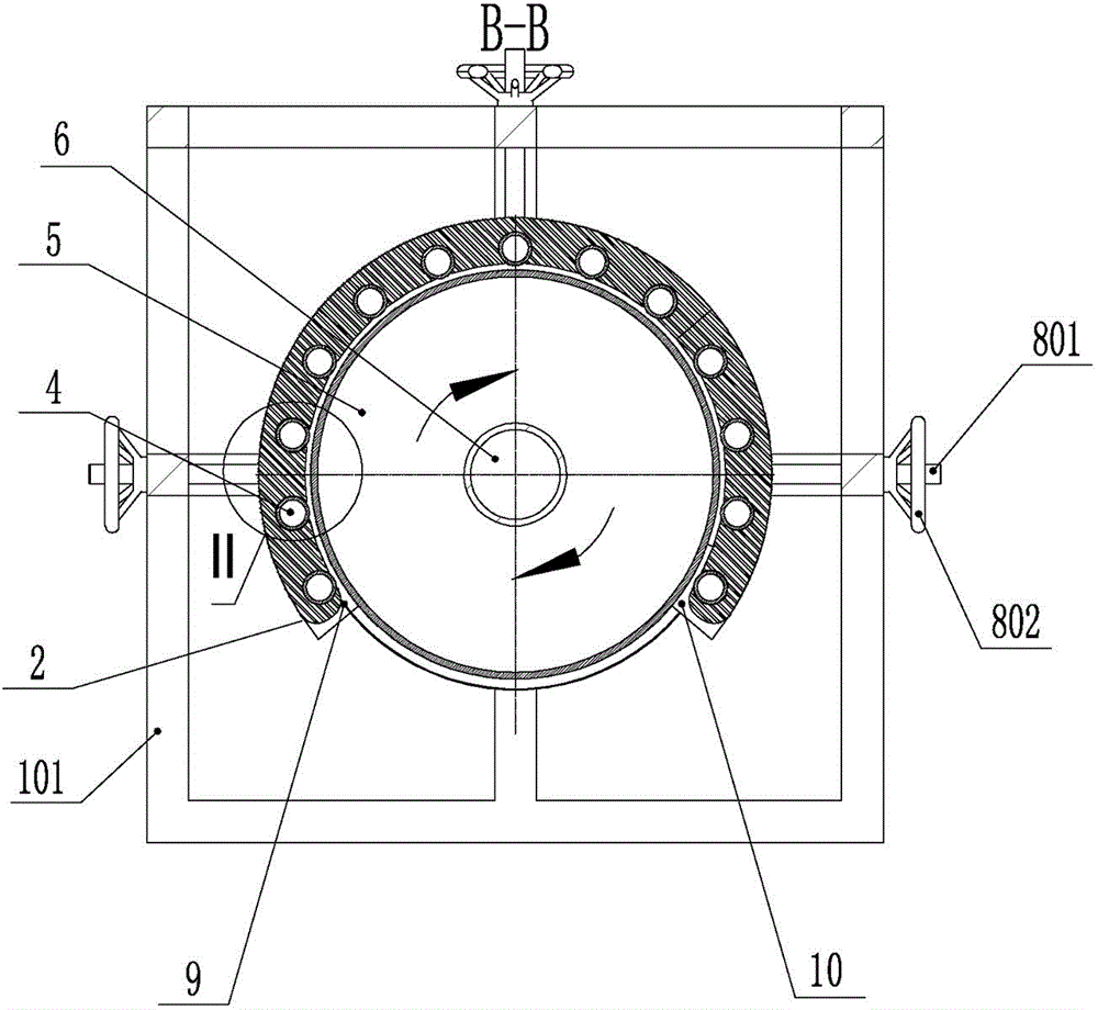 Barrel type mixing equipment for producing fiber reinforced thermoplastic composite materials
