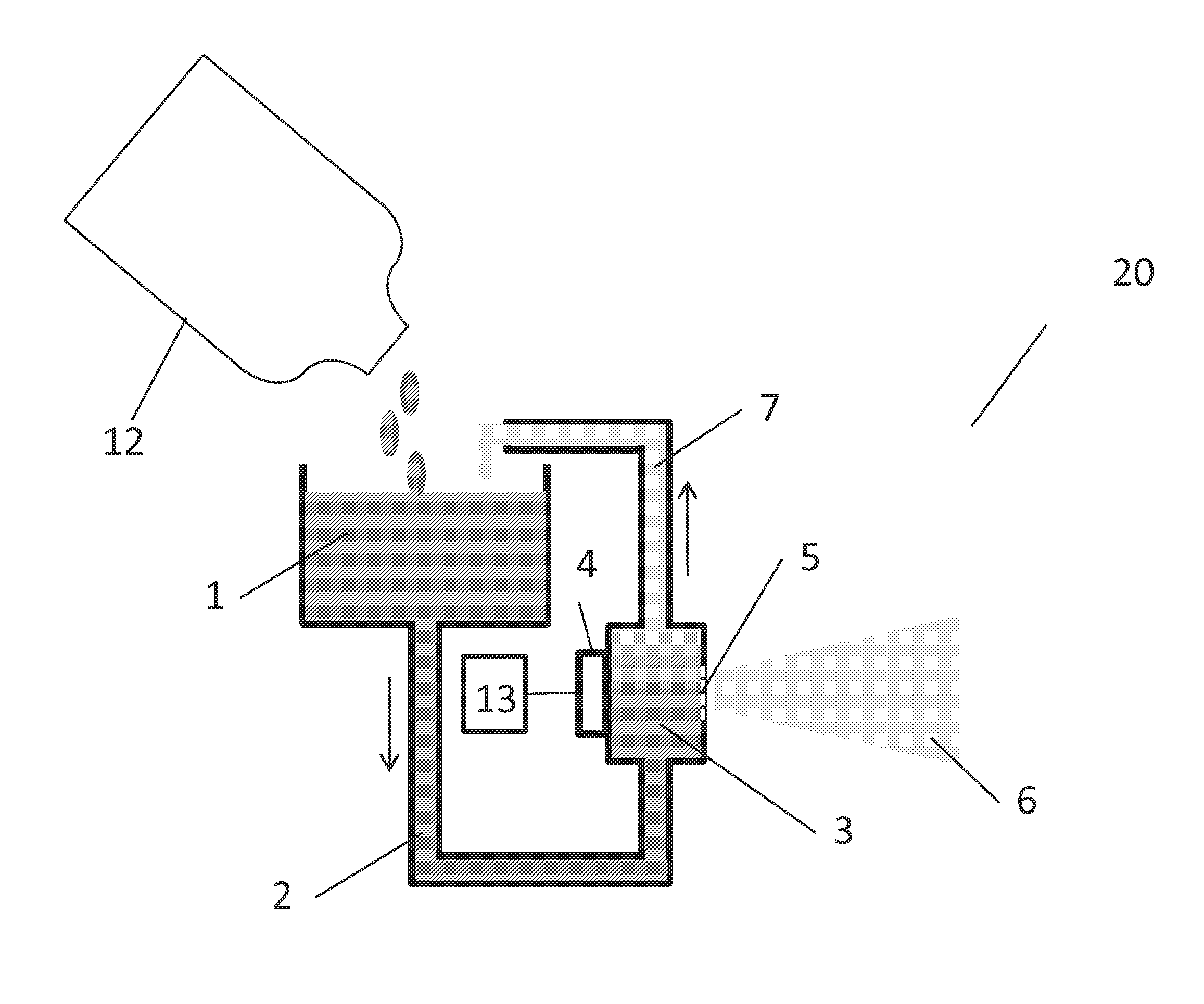 Aerosol generating device for nebulizing a liquid and a method of temperature control of a liquid to be nebulized