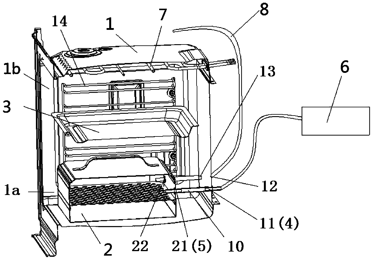 Steaming and baking combination machine