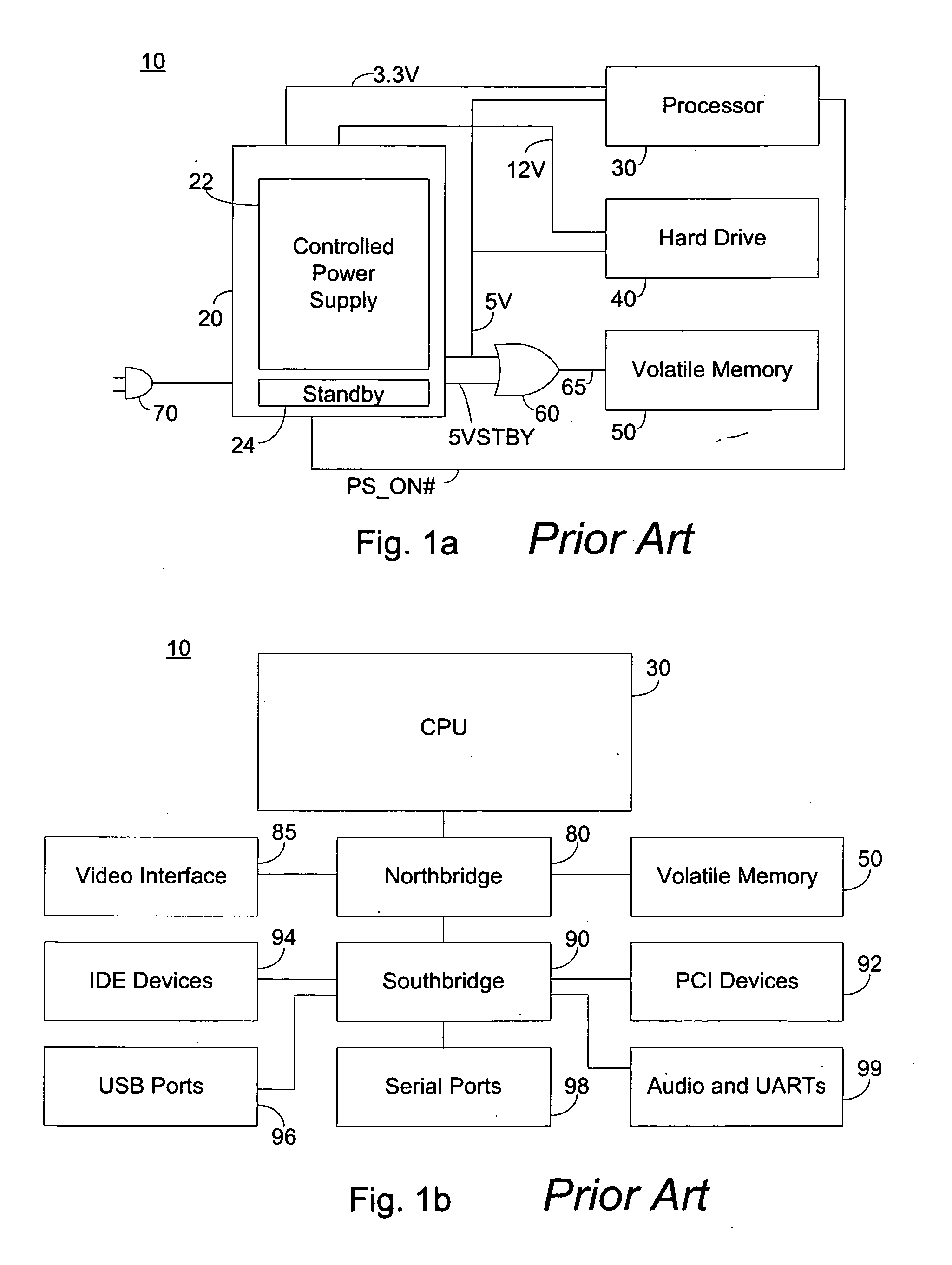 Computer volatile memory power backup system