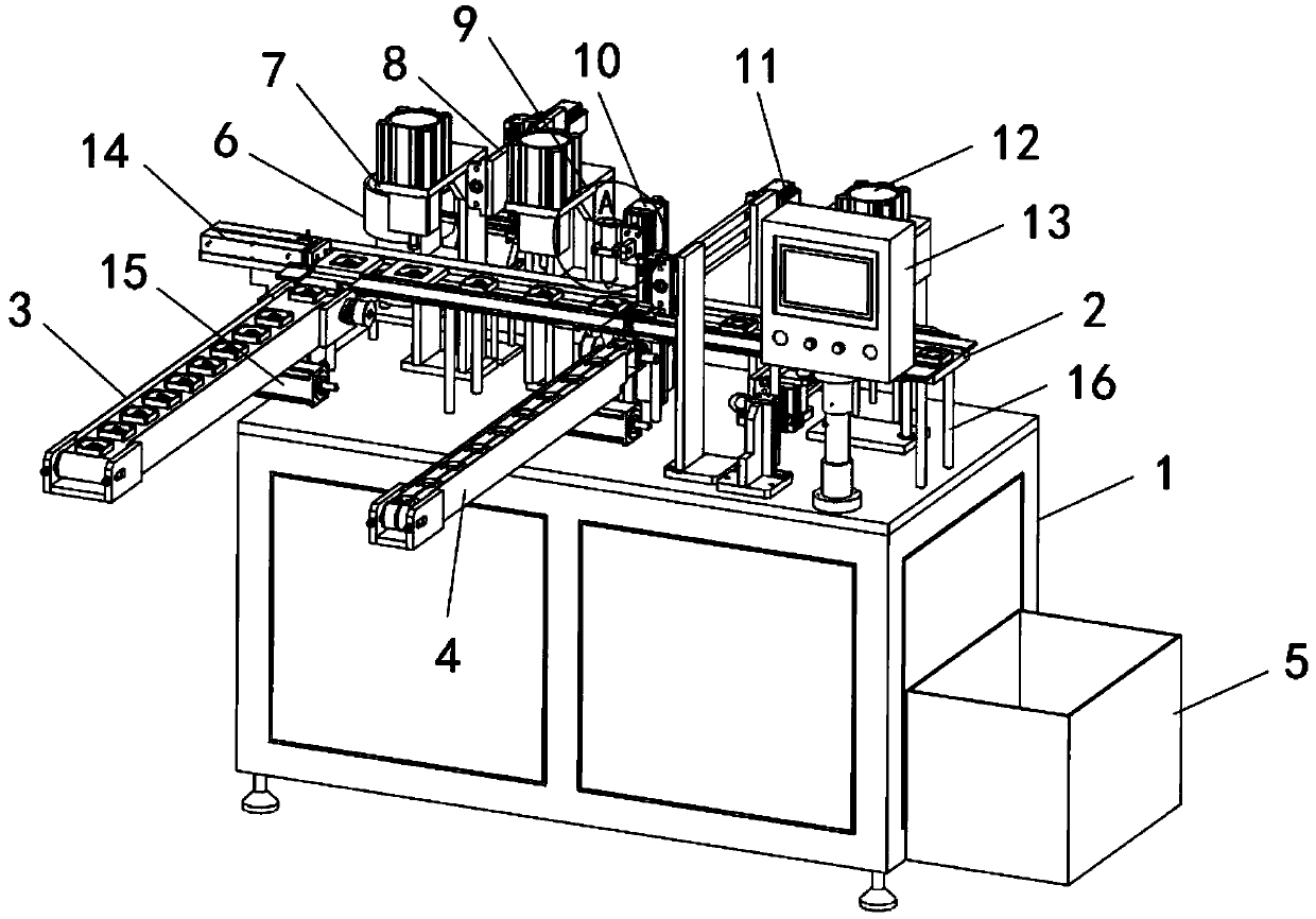 Automatic assembly equipment used for computer accessory production