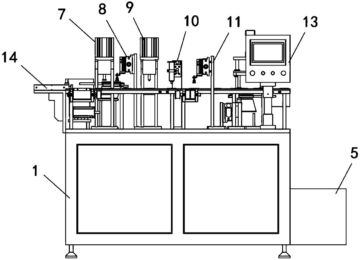 Automatic assembly equipment used for computer accessory production