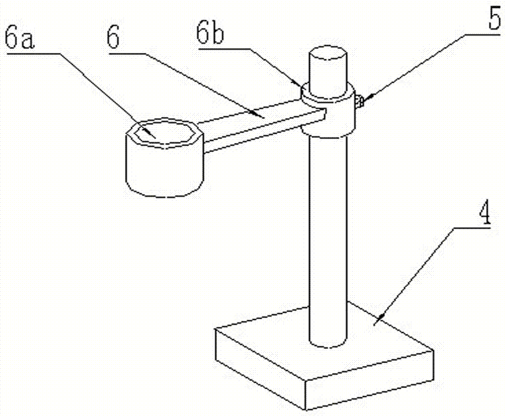 Inner diameter detection device of the fixed tapered hole in the center of textile spinning frame