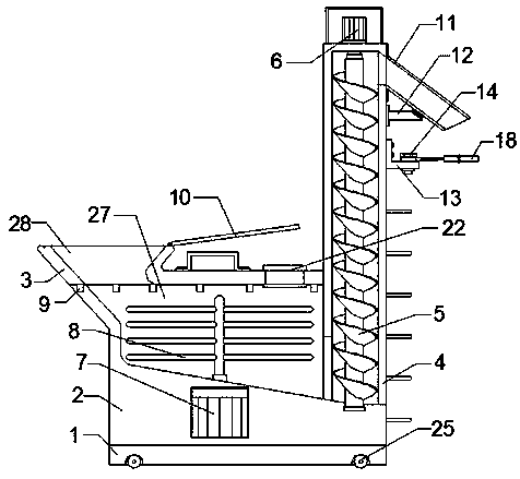 Concrete hoisting system for buildings