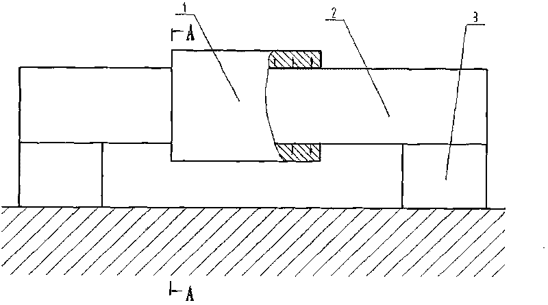 Vacuum negative pressure gas-static super-precision guide rail