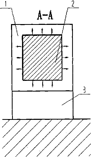 Vacuum negative pressure gas-static super-precision guide rail