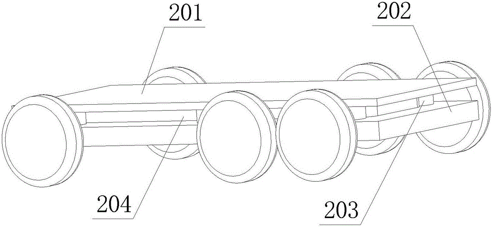 Pressurized rollover prevention device for sharp turning or tire burst of automobile