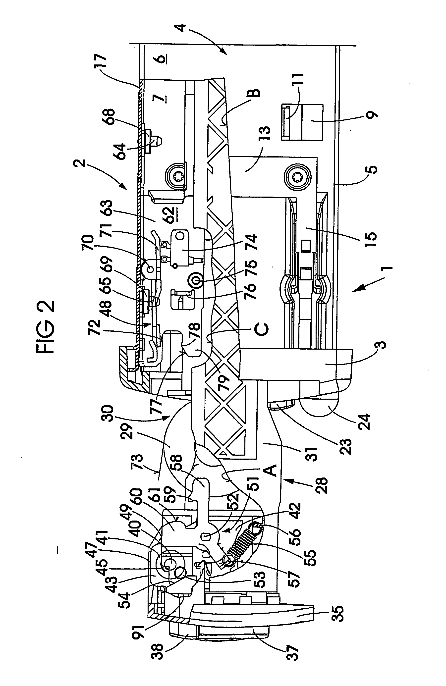 Tachograph with cubic housing and printing device