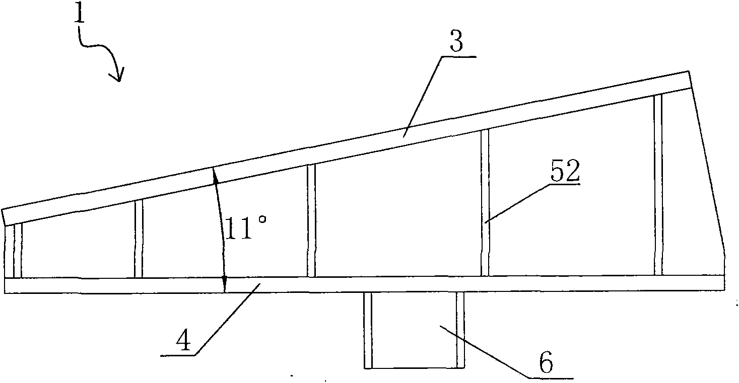 Assembling and welding process of inclined rail seat of stepping type heating furnace