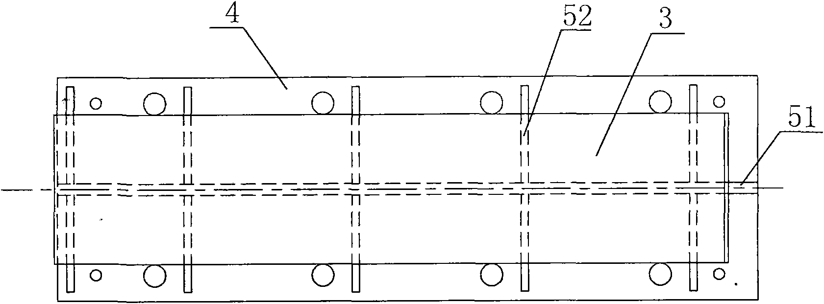 Assembling and welding process of inclined rail seat of stepping type heating furnace