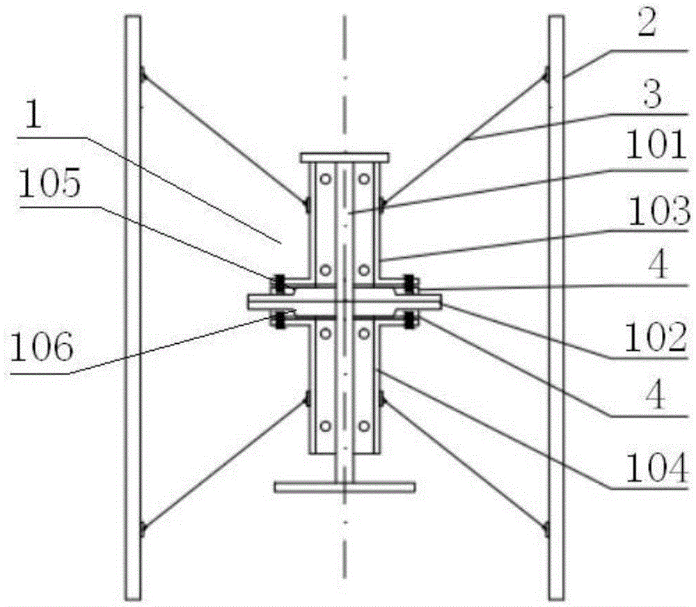 Load balance type vertical axis wind turbine