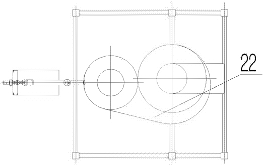 Heat storage fluidized combustion furnace for treating VOCs waste gas adsorbing solid waste