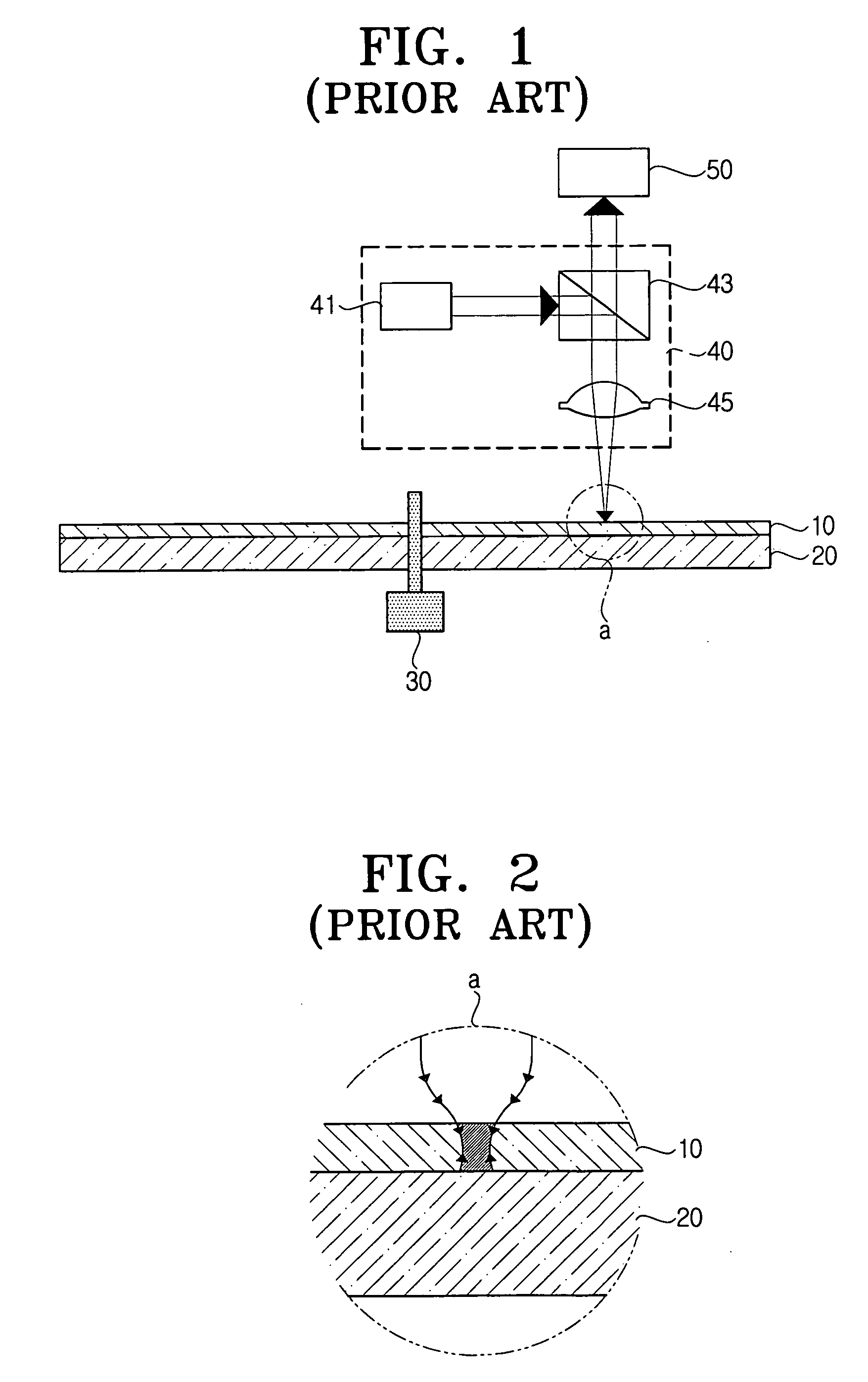 Data read/write device for holographic WORM and method thereof