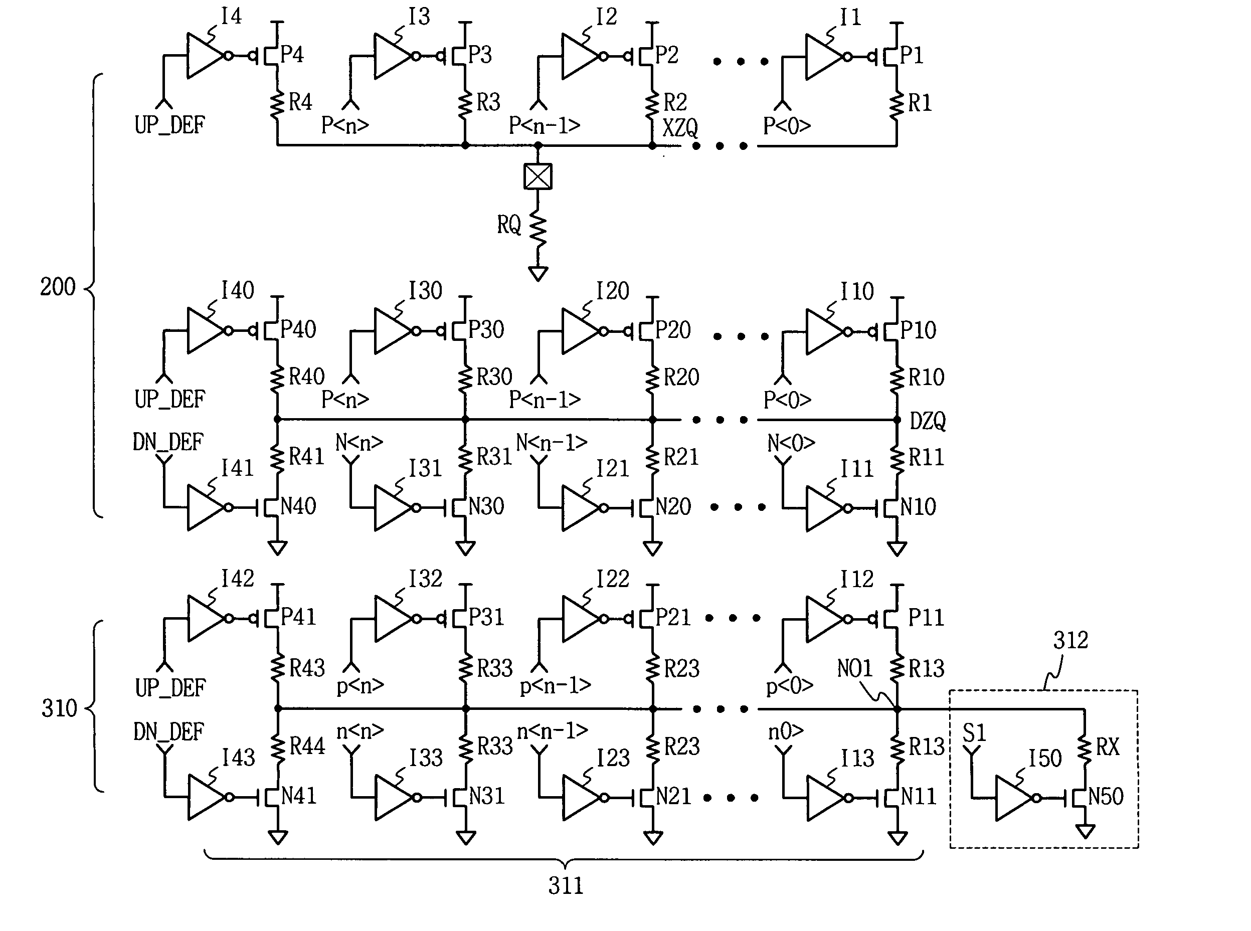 Impedance control circuit in semiconductor device and impedance control method